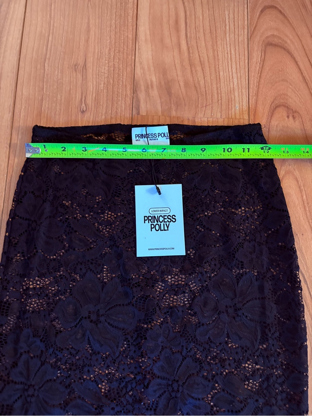 Princess Polly Black Floral Lace Maxi Skirt - Picture 4 of 7